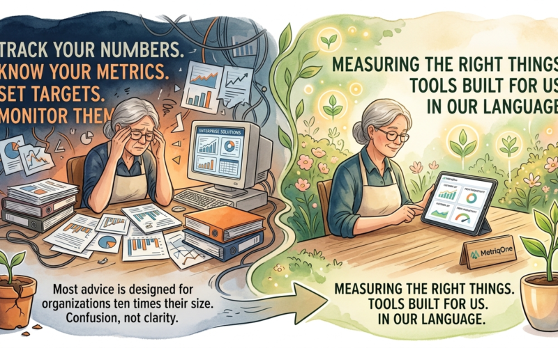 The measurement problem in small business is not that owners do not measure.