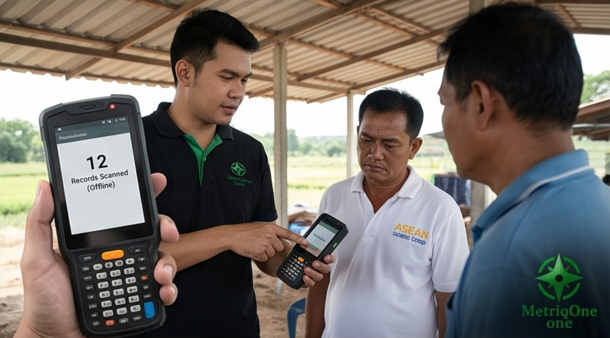 First scan on the rugged handheld scanner