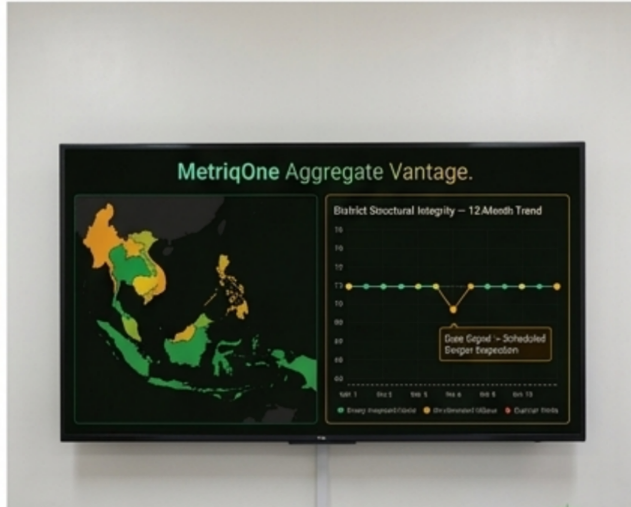 Il Aggregate Vantage mostra lo stato strutturale a livello distrettuale e l'andamento degli ultimi dodici mesi.